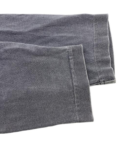 stussy（ステューシー）stussy (ステューシー) ピグメントロゴロングスリーブ グレー サイズ:Lの古着・服飾アイテム