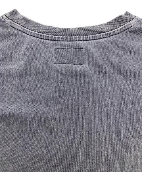 stussy（ステューシー）stussy (ステューシー) ピグメントロゴロングスリーブ グレー サイズ:Lの古着・服飾アイテム