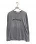 stussy（ステューシー）の古着「ピグメントロゴロングスリーブ」｜グレー