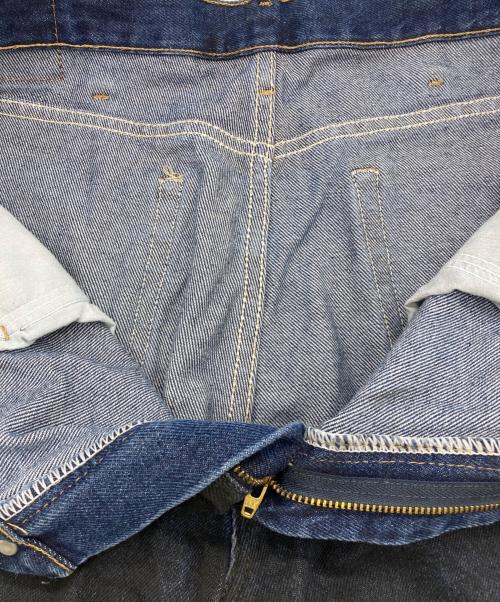 Wrangler（ラングラー）Wrangler (ラングラー) 加工デニムパンツ インディゴ サイズ:XSの古着・服飾アイテム