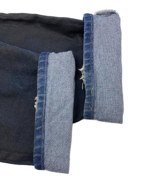 Wrangler（ラングラー）Wrangler (ラングラー) 加工デニムパンツ インディゴ サイズ:XSの古着・服飾アイテム