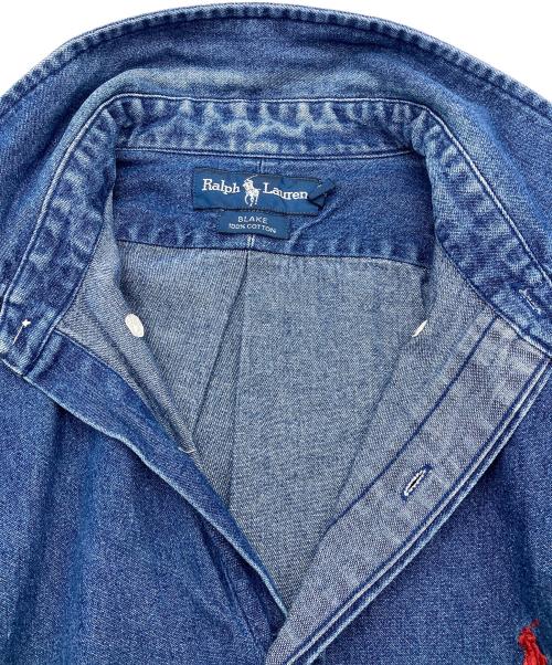 POLO RALPH LAUREN（ポロ・ラルフローレン）POLO RALPH LAUREN (ポロ・ラルフローレン) BLAKEデニムシャツ インディゴ サイズ:Mの古着・服飾アイテム