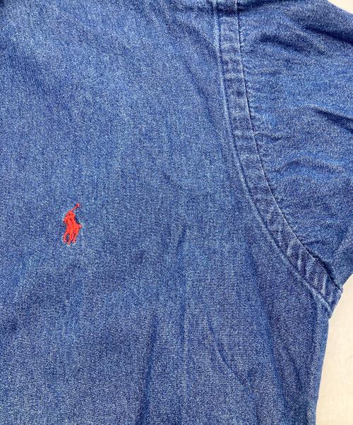 POLO RALPH LAUREN（ポロ・ラルフローレン）POLO RALPH LAUREN (ポロ・ラルフローレン) BLAKEデニムシャツ インディゴ サイズ:Mの古着・服飾アイテム