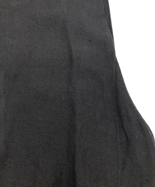 ADIEU TRISTESSE（アデュートリステス）ADIEU TRISTESSE (アデュートリステス) linen jumper skirt ブラック サイズ:不明（記載無し）の古着・服飾アイテム
