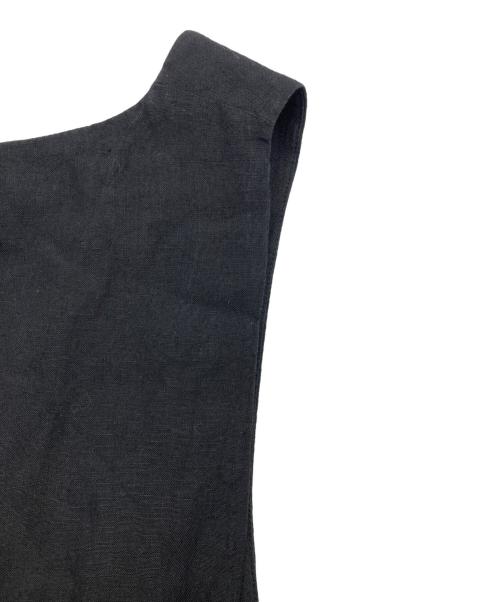 ADIEU TRISTESSE（アデュートリステス）ADIEU TRISTESSE (アデュートリステス) linen jumper skirt ブラック サイズ:不明（記載無し）の古着・服飾アイテム