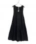 ADIEU TRISTESSE（アデュートリステス）の古着「linen jumper skirt」｜ブラック