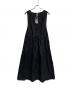 ADIEU TRISTESSE (アデュートリステス) linen jumper skirt ブラック サイズ:不明（記載無し）：5000円
