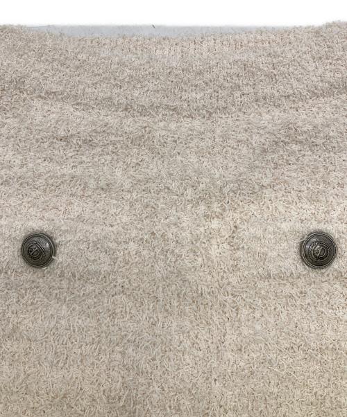 darich（ダーリッチ）Darich (ダーリッチ) カラーツイードニットセットアップ ベージュ サイズ:FREEの古着・服飾アイテム