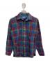 PENDLETON（ペンドルトン）の古着「ウールシャツ」｜ボルドー・ブルー