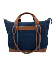 COLE HAAN（コールハーン）の古着「トータル トート」｜ネイビー×ブラウン