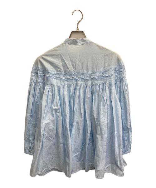 JOURNAL STANDARD（ジャーナルスタンダード）JOURNAL STANDARD (ジャーナルスタンダード) ローンピンタックブラウス ブルー サイズ:FREEの古着・服飾アイテム