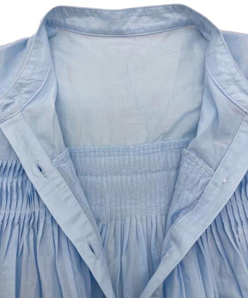 JOURNAL STANDARD（ジャーナルスタンダード）JOURNAL STANDARD (ジャーナルスタンダード) ローンピンタックブラウス ブルー サイズ:FREEの古着・服飾アイテム