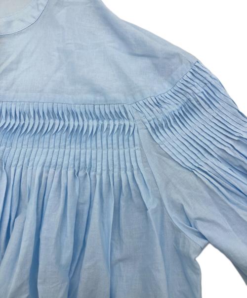 JOURNAL STANDARD（ジャーナルスタンダード）JOURNAL STANDARD (ジャーナルスタンダード) ローンピンタックブラウス ブルー サイズ:FREEの古着・服飾アイテム