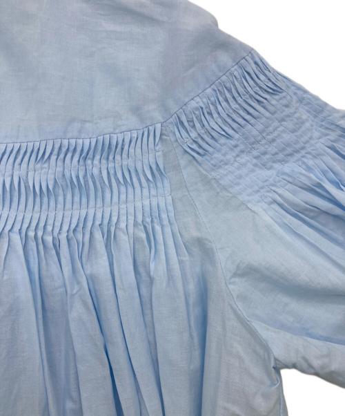 JOURNAL STANDARD（ジャーナルスタンダード）JOURNAL STANDARD (ジャーナルスタンダード) ローンピンタックブラウス ブルー サイズ:FREEの古着・服飾アイテム