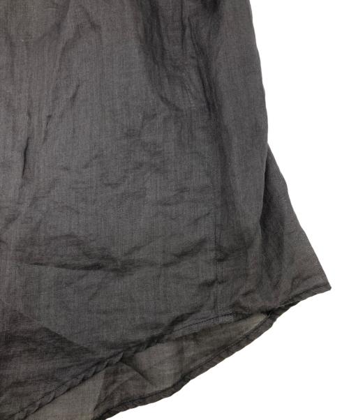 LE GLAZIK（ル グラジック）LE GLAZIK (ル グラジック) ギャザーネックブラウス ブラック サイズ:36の古着・服飾アイテム