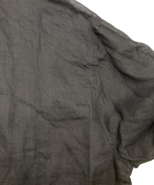 LE GLAZIK（ル グラジック）LE GLAZIK (ル グラジック) ギャザーネックブラウス ブラック サイズ:36の古着・服飾アイテム
