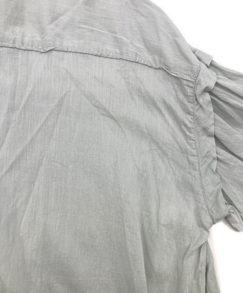 mala KALANCHOE（マーラ カランコエ）mala KALANCHOE (マーラ カランコエ) Cotton Silk Pintuck Long Sleeve Shirts グリーン サイズ:FREEの古着・服飾アイテム