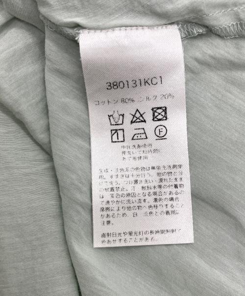 mala KALANCHOE（マーラ カランコエ）mala KALANCHOE (マーラ カランコエ) Cotton Silk Pintuck Long Sleeve Shirts グリーン サイズ:FREEの古着・服飾アイテム