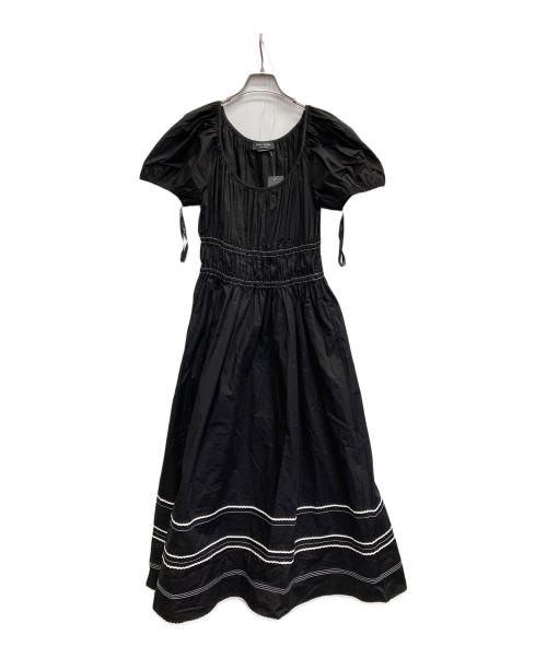 Kate Spade（ケイトスペード）Kate Spade (ケイトスペード) リック ラック リビエラ ドレス ブラック サイズ:Sの古着・服飾アイテム