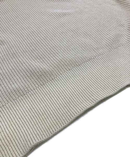 Spick and Span（スピック＆スパン）Spick and Span (スピック＆スパン) バルキーヤーン畦Vネックチュニックニット ベージュ サイズ:FREEの古着・服飾アイテム