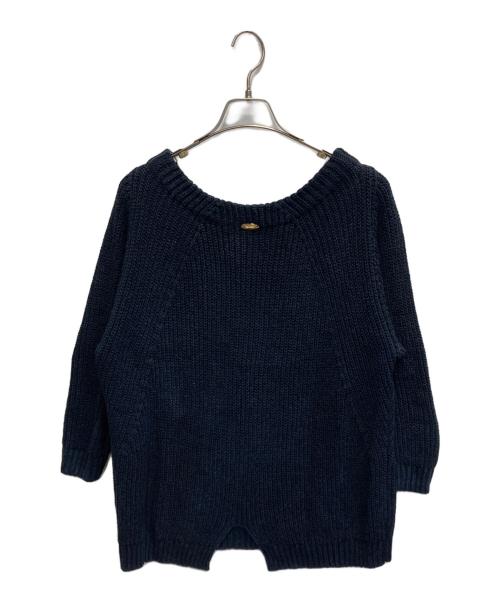 MUSE de Deuxieme Classe（ミューズ ドゥーズィエム クラス）MUSE de Deuxieme Classe (ミューズ ドゥーズィエム クラス) Lily Linen アゼ プルオーバー ネイビー サイズ:freeの古着・服飾アイテム