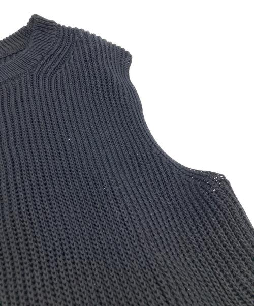 EVERYDAY I LIKE.（エヴリデイ アイ ライク）EVERYDAY I LIKE. (エヴリデイ アイ ライク) Polite ニット ベスト ブラック サイズ:FREEの古着・服飾アイテム