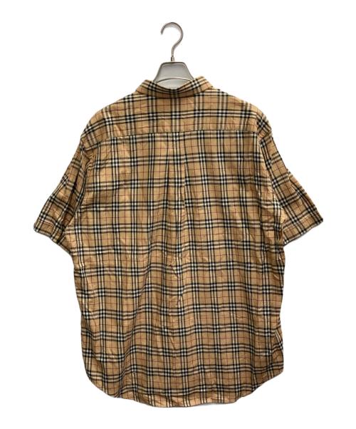 BURBERRY LONDON（バーバリーロンドン）BURBERRY LONDON (バーバリーロンドン) ノバチェックシャツ ベージュ サイズ:XLの古着・服飾アイテム