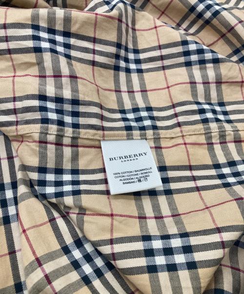 BURBERRY LONDON（バーバリーロンドン）BURBERRY LONDON (バーバリーロンドン) ノバチェックシャツ ベージュ サイズ:XLの古着・服飾アイテム