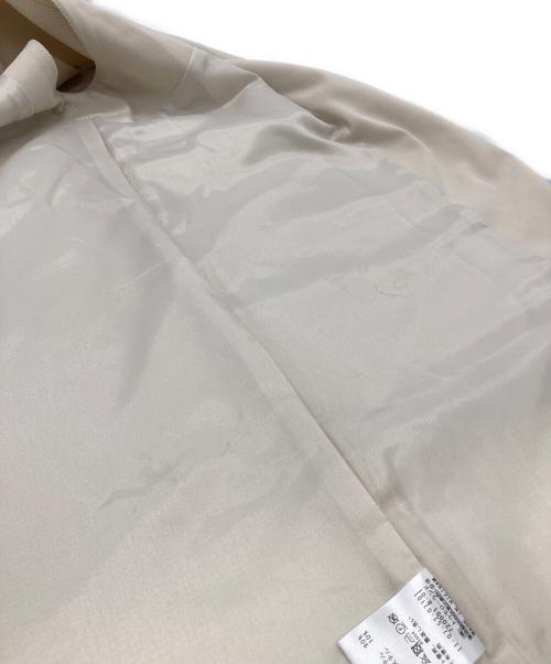 BALLSEY（ボールジィ）BALLSEY (ボールジィ) レノクロスジャージー Vカラーミドルジレ ベージュ サイズ:Sの古着・服飾アイテム