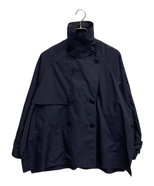IENA（イエナ）IENA (イエナ) Peポプリンオーバーショートコート ネイビー サイズ:36の古着・服飾アイテム