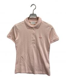 LACOSTE（ラコステ）の古着「ストレッチコットンピケポロシャツ」｜ピンク
