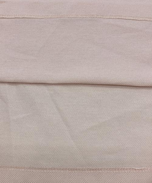 LACOSTE（ラコステ）LACOSTE (ラコステ) ストレッチコットンピケポロシャツ ピンク サイズ:34の古着・服飾アイテム