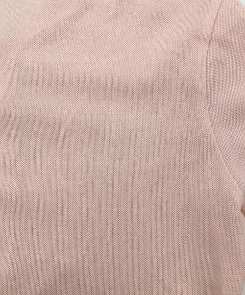 LACOSTE（ラコステ）LACOSTE (ラコステ) ストレッチコットンピケポロシャツ ピンク サイズ:34の古着・服飾アイテム