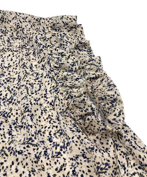 IENA（イエナ）IENA (イエナ) ミュゲットパターンピンタック フリルノースリーブ イエロー サイズ:FREEの古着・服飾アイテム