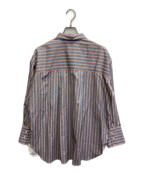 Spick and Span（スピック＆スパン）Spick and Span (スピック＆スパン) a&m マルチストライプシャツ ブルー サイズ:SIZE36の古着・服飾アイテム
