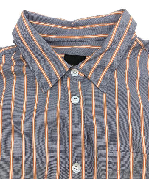 Spick and Span（スピック＆スパン）Spick and Span (スピック＆スパン) a&m マルチストライプシャツ ブルー サイズ:SIZE36の古着・服飾アイテム