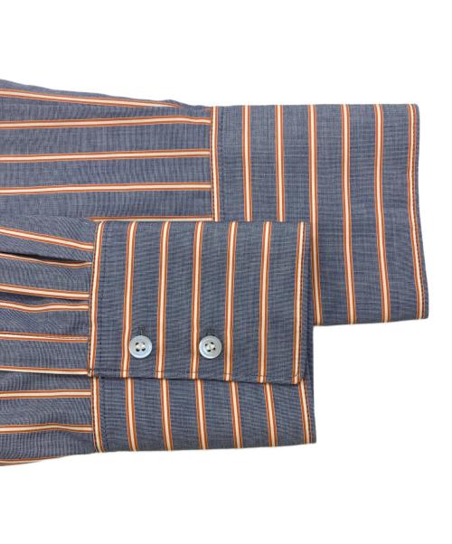 Spick and Span（スピック＆スパン）Spick and Span (スピック＆スパン) a&m マルチストライプシャツ ブルー サイズ:SIZE36の古着・服飾アイテム