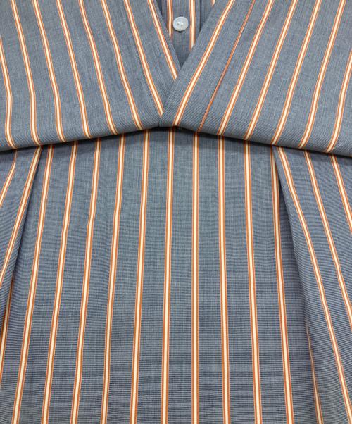 Spick and Span（スピック＆スパン）Spick and Span (スピック＆スパン) a&m マルチストライプシャツ ブルー サイズ:SIZE36の古着・服飾アイテム