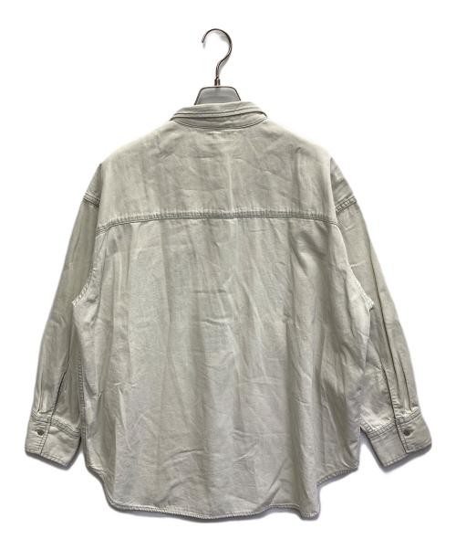 JOURNAL STANDARD（ジャーナルスタンダード）JOURNAL STANDARD (ジャーナルスタンダード) ライトオンスデニムシャツ ホワイト サイズ:FREEの古着・服飾アイテム