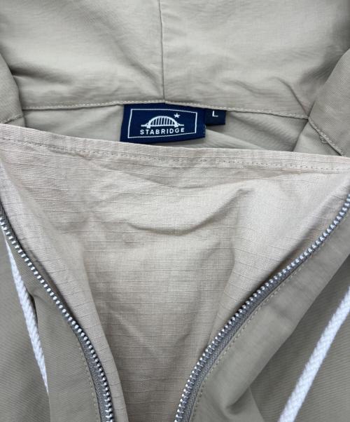 STABRIDGE（スタブリッジ）STABRIDGE (スタブリッジ) SHORE WALKER ANORAK SAND ベージュ サイズ:Lの古着・服飾アイテム
