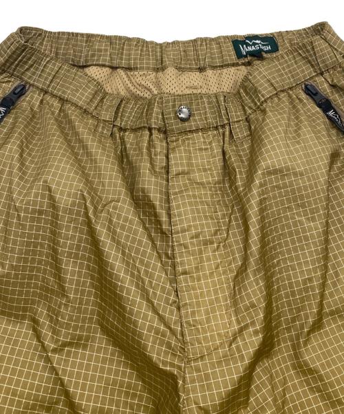 Manastash（マナスタッシュ）Manastash (マナスタッシュ) GRID RIP DNAT PANTS ベージュ サイズ:Lの古着・服飾アイテム