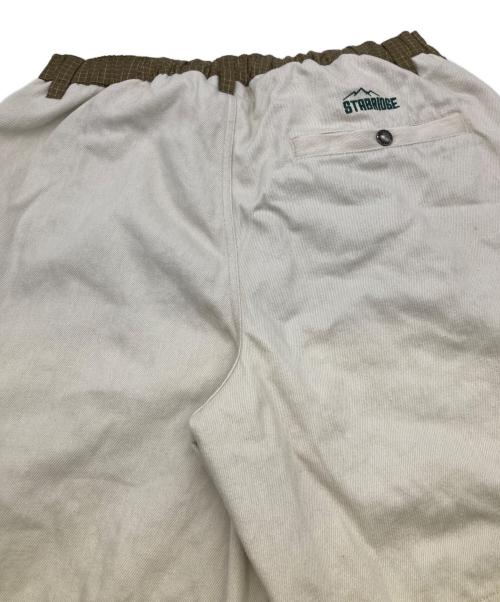 Manastash（マナスタッシュ）Manastash (マナスタッシュ) GRID RIP DNAT PANTS ベージュ サイズ:Lの古着・服飾アイテム