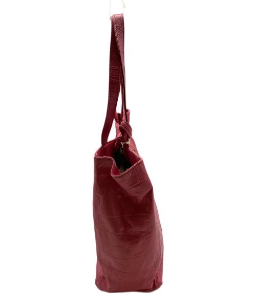 BARDOT ROSE（バルド ロゼ）BARDOT ROSE (バルド ロゼ) クロコトートバッグ ピンク 未使用品の古着・服飾アイテム