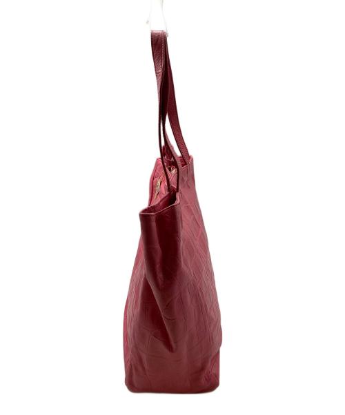 BARDOT ROSE（バルド ロゼ）BARDOT ROSE (バルド ロゼ) クロコトートバッグ ピンク 未使用品の古着・服飾アイテム