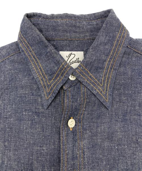 Needles（ニードルズ）Needles (ニードルズ) シャンブレーシャツ インディゴ サイズ:Sの古着・服飾アイテム