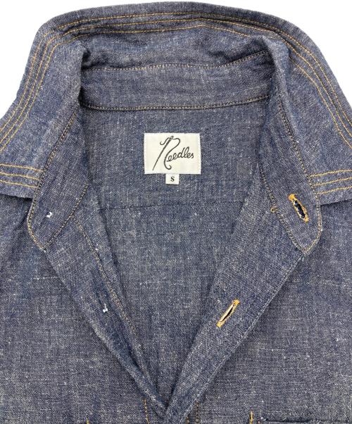 Needles（ニードルズ）Needles (ニードルズ) シャンブレーシャツ インディゴ サイズ:Sの古着・服飾アイテム