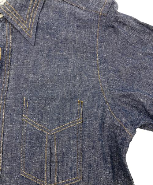 Needles（ニードルズ）Needles (ニードルズ) シャンブレーシャツ インディゴ サイズ:Sの古着・服飾アイテム