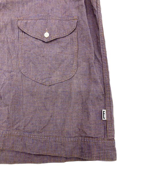 EMON（エモン）EMON (エモン) チェックシャツ パープル サイズ:FREEの古着・服飾アイテム