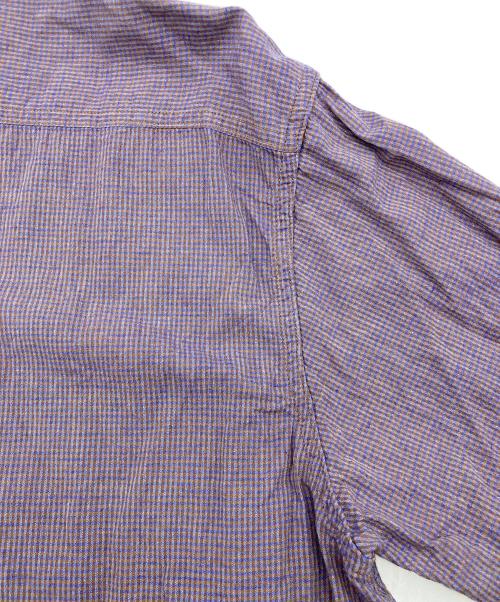 EMON（エモン）EMON (エモン) チェックシャツ パープル サイズ:FREEの古着・服飾アイテム