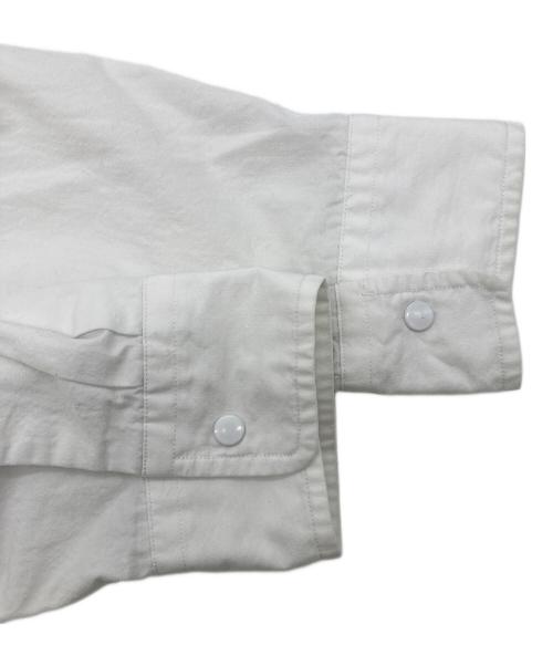nanamica（ナナミカ）nanamica (ナナミカ) バンドカラーシャツ ホワイト サイズ:Sの古着・服飾アイテム